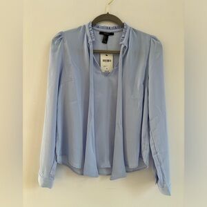 NWT Forever21 Tie Neck Blouse